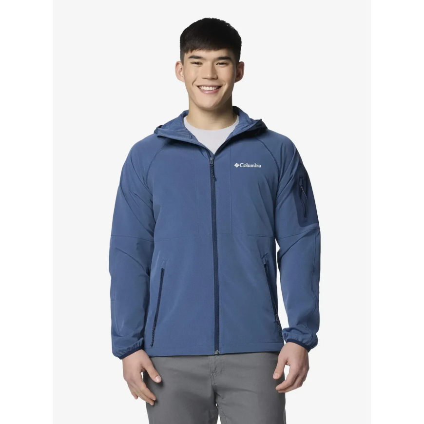 Куртка софт-шелл чоловiча Columbia Tall Heights™ II Hooded Softshell 2117211 - Зображення