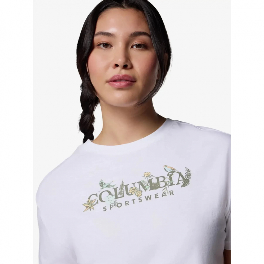 Футболка жiноча Columbia Rolling Bend™ Graphic Relaxed Crop SS 2119991 - Зображення №4