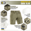 Шорти M-TAC Aggressor Short Dark Olive 20018048 - Зображення №3