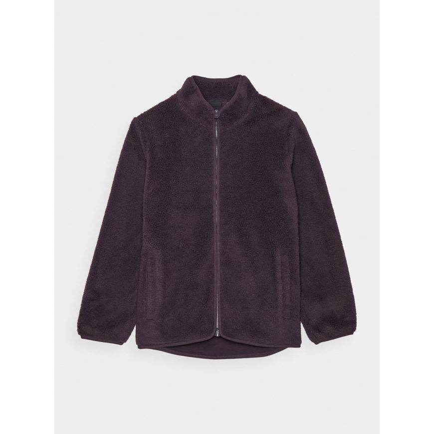 Жіночий джемпер фліс sherpa regular з коміром-стійкою 4F  FLEF257 - Зображення №6