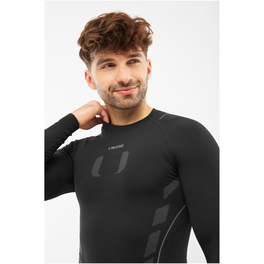 Комплект класичної чорної термобілизни Viking Eiger 2.0 Man Set 500273361 - Зображення №5