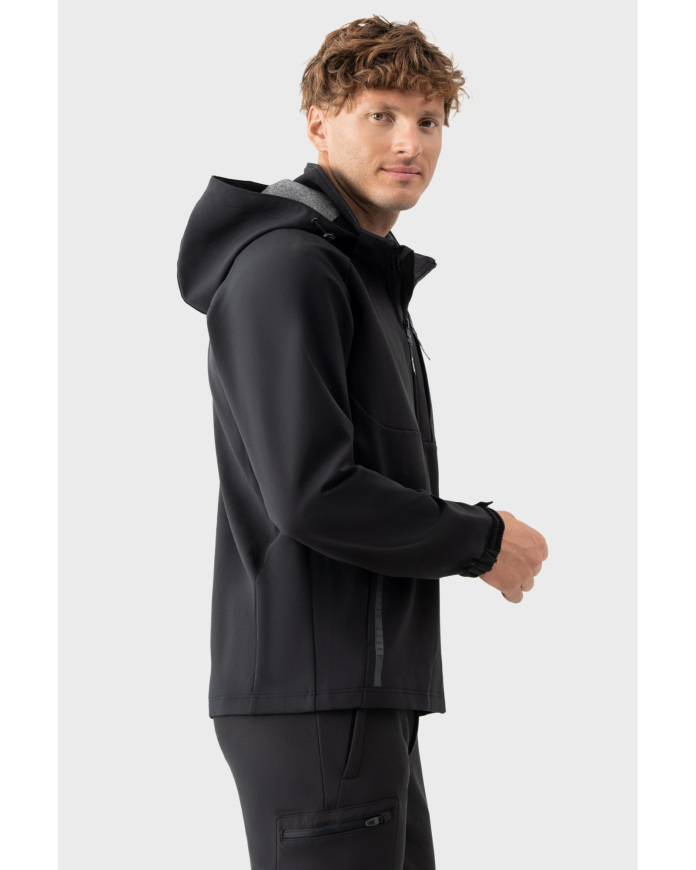 Вітровка   AVECS чорна з матеріалу Softshel 50559B/1 - Зображення №5