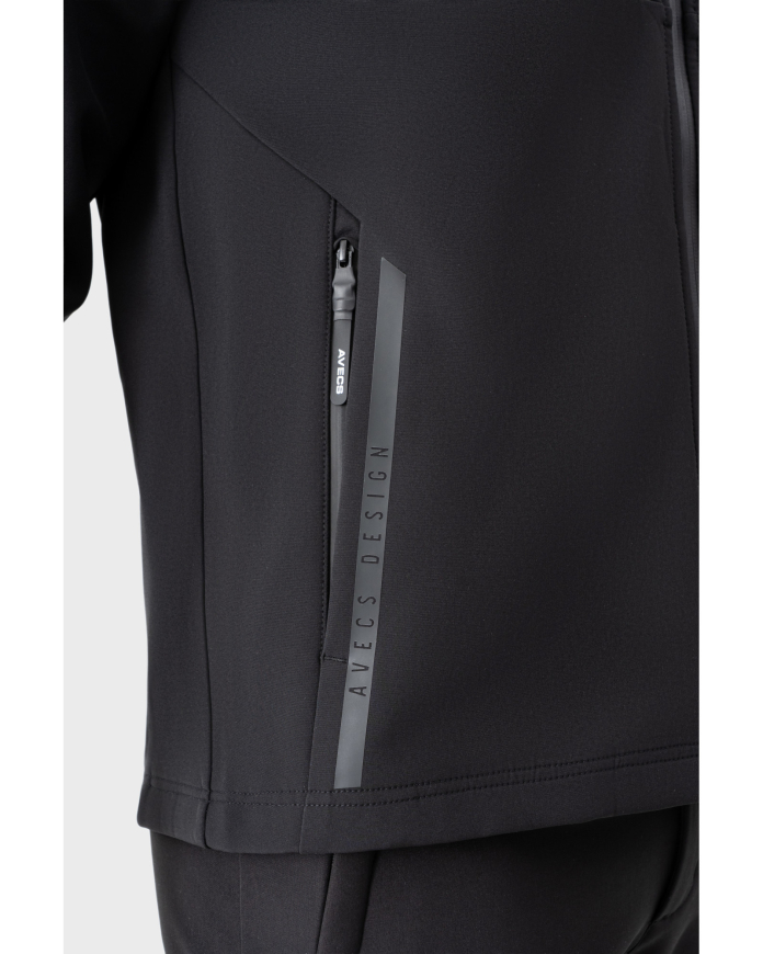 Вітровка   AVECS чорна з матеріалу Softshel 50559B/1 - Зображення №9