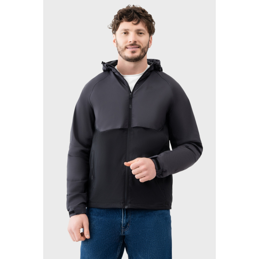 Куртка  чоловіча AVECS сіра на мікрофлісі  50565/17 - Зображення