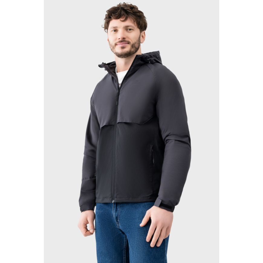 Куртка  чоловіча AVECS сіра на мікрофлісі  50565/17 - Зображення №3