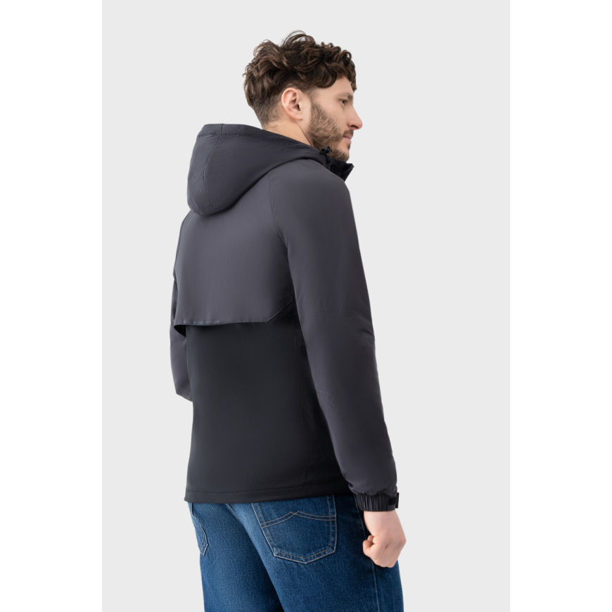 Куртка  чоловіча AVECS сіра на мікрофлісі  50565/17 - Зображення №8
