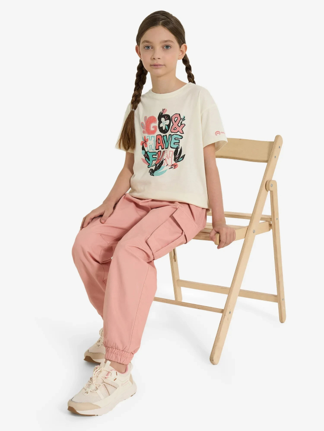 Футболка для дівчаток Outventure 134768 - Зображення №4