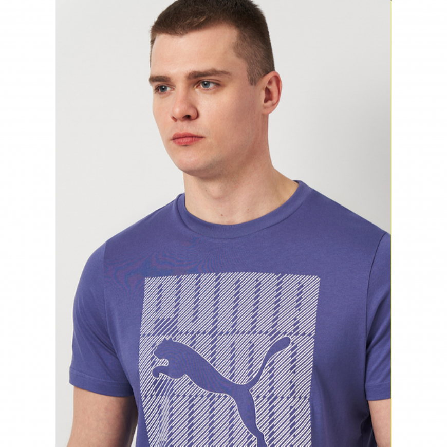 Футболка чоловіча Puma Graphics Wording Tee   68482546 - Зображення №4