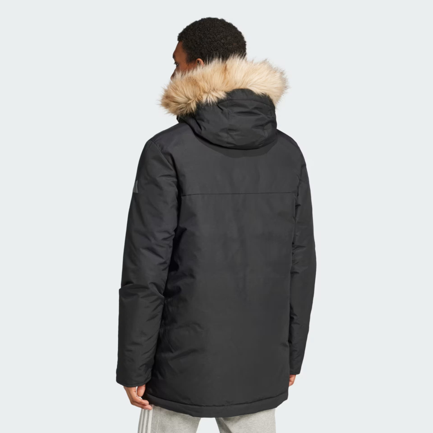Парка чоловіча з капюшоном ADIDAS  Hooded Fur  IK0553 - Зображення №2