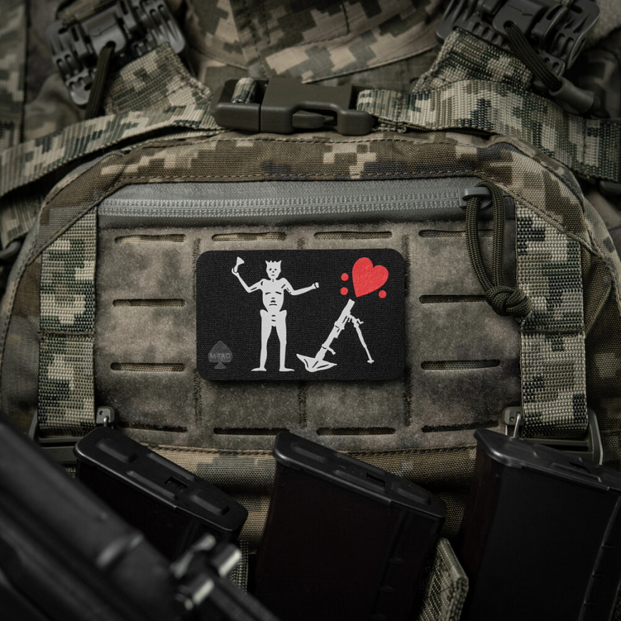 Нашивка M-TAC 51483011 Чорна Борода 82-мм - Зображення №2