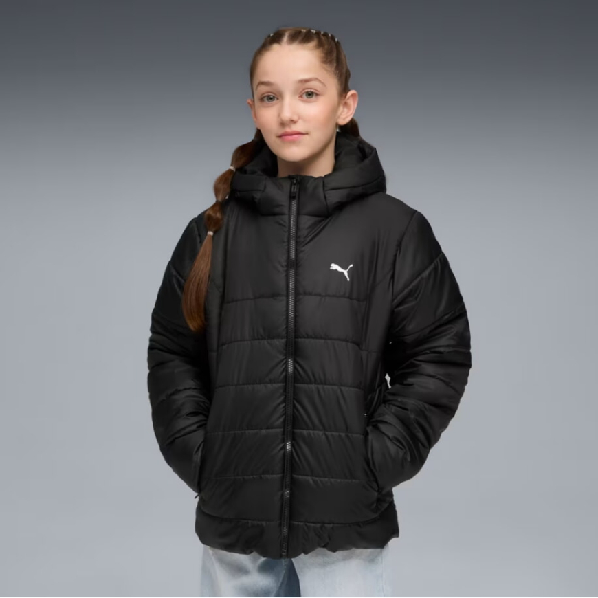 Куртка підліткова PUMA Essentials Hooded Padded Jacket Youth 68522601 - Зображення