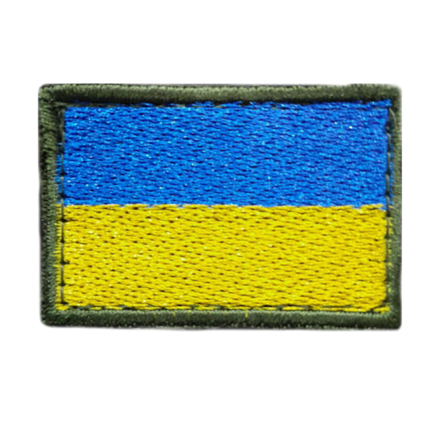 Нашивка Klost прапорець, Сухопутних військ, жовто-блакитний KL-1403 - Зображення