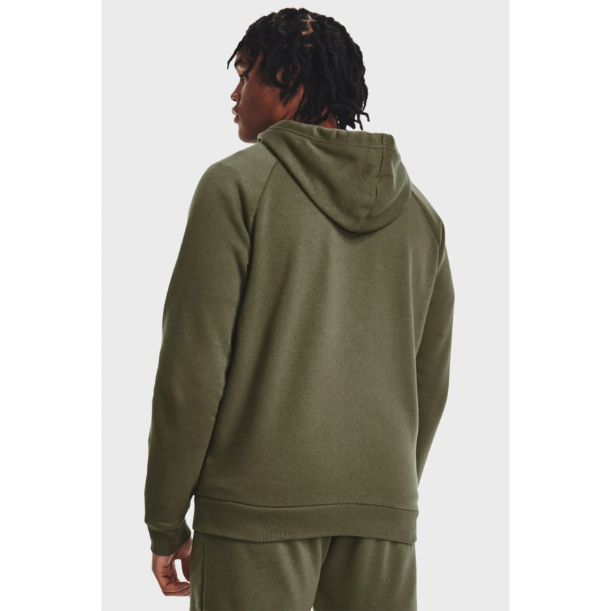 Чоловіче худі Under Armour  Rival Fleece FZ Hoodie 1379767-390 - Зображення №4