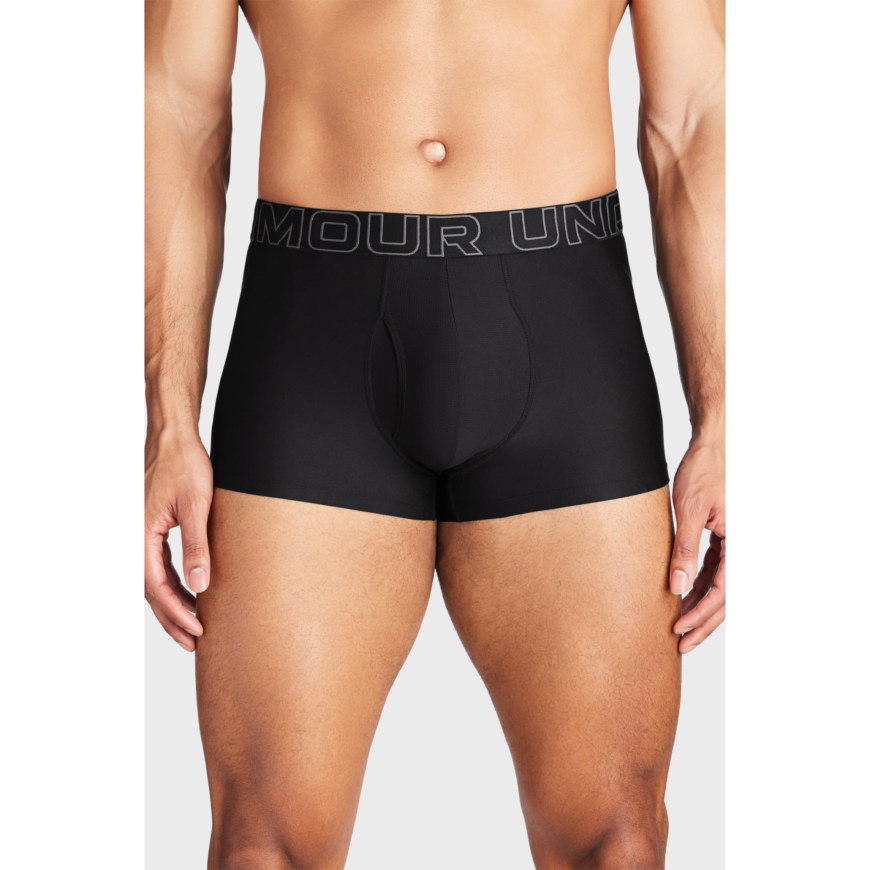 Чоловічі чорні боксери (3 шт) M Under Armour UA Perf Tech 3in  1383882-001 - Зображення №2