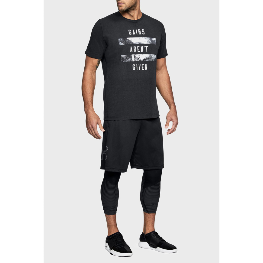 Чоловічі чорні шорти Under Armour Tech Graphic Short 1306443-001 - Зображення №3