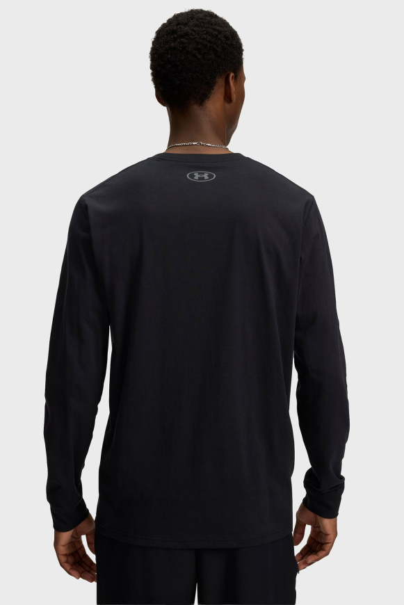 Чоловічий лонгслів Under Armour SPORTSTYLE LEFT CHEST LS 1329585-002 - Зображення №2