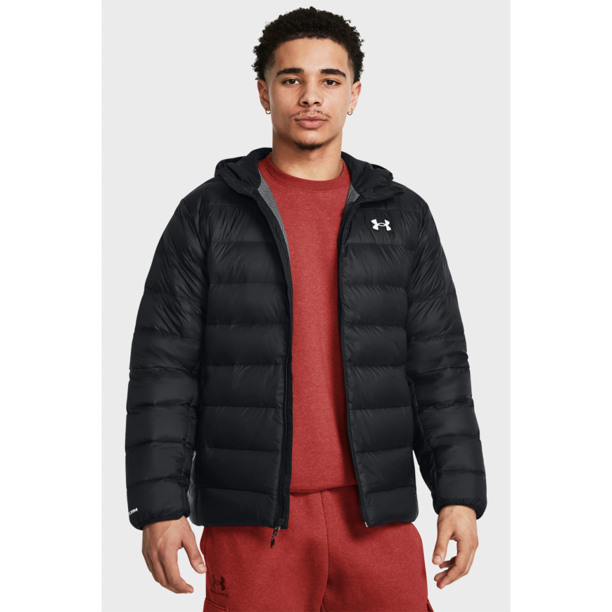 Чоловічий пуховик Under Armour LEGEND DOWN HOODED JACKET 1385837-001 - Зображення