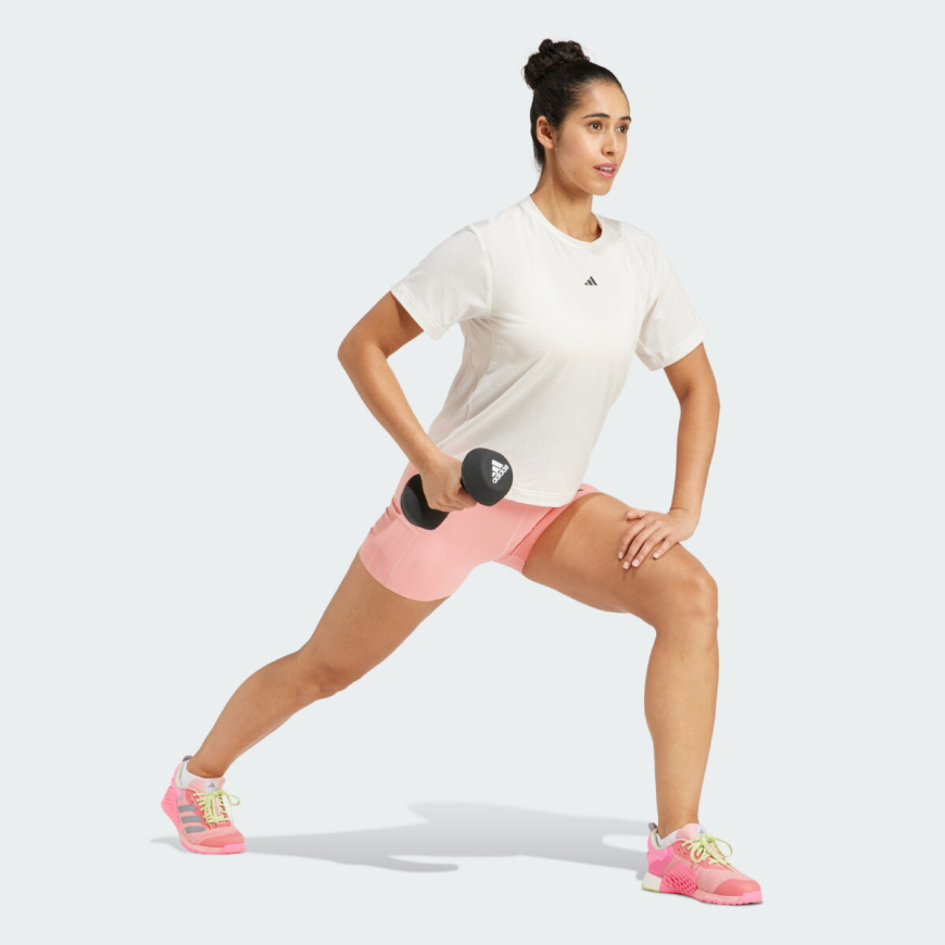 Футболка жіноча ADIDAS POWER BACK-CUTOUT 3-STRIPES IW3159  - Зображення №3