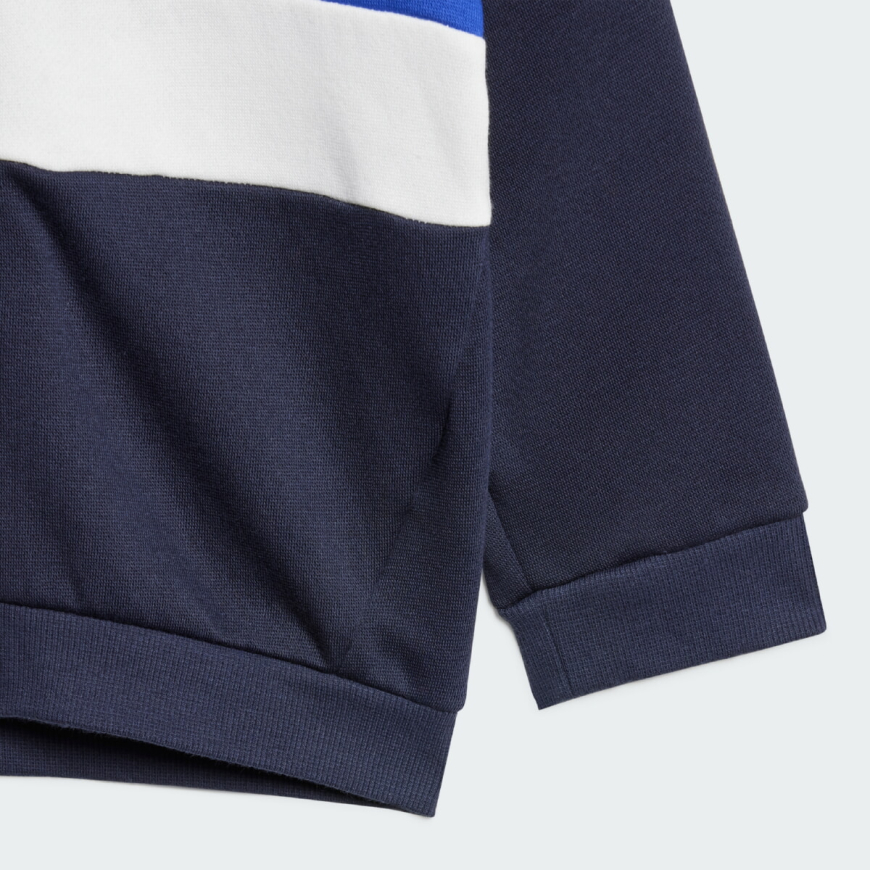 Костюм дитячий ADIDAS TIBERIO 3-STRIPES COLORBLOCK FLEECE KIDS IW3492  - Зображення №7