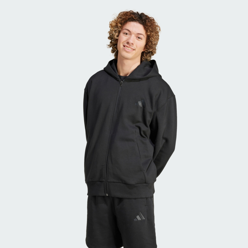 Джемпер чоловічий ADIDAS ALL SZN Fleece Full-Zip IX1249 - Зображення
