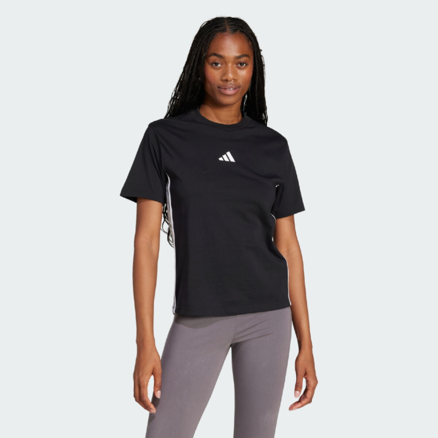 Футболка жіноча ADIDAS ESSENTIALS 3-STRIPES COTTON JD0846  - Зображення