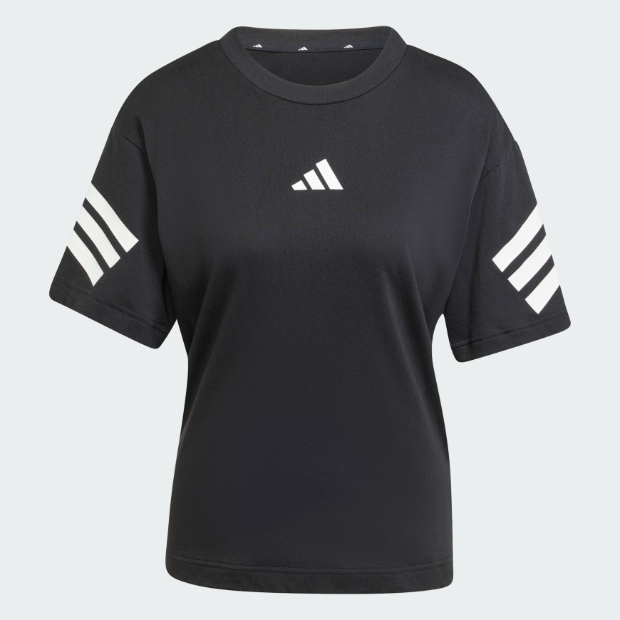 Футболка ADIDAS жіноча Future Icons 3-Stripes JE0237 - Зображення №4