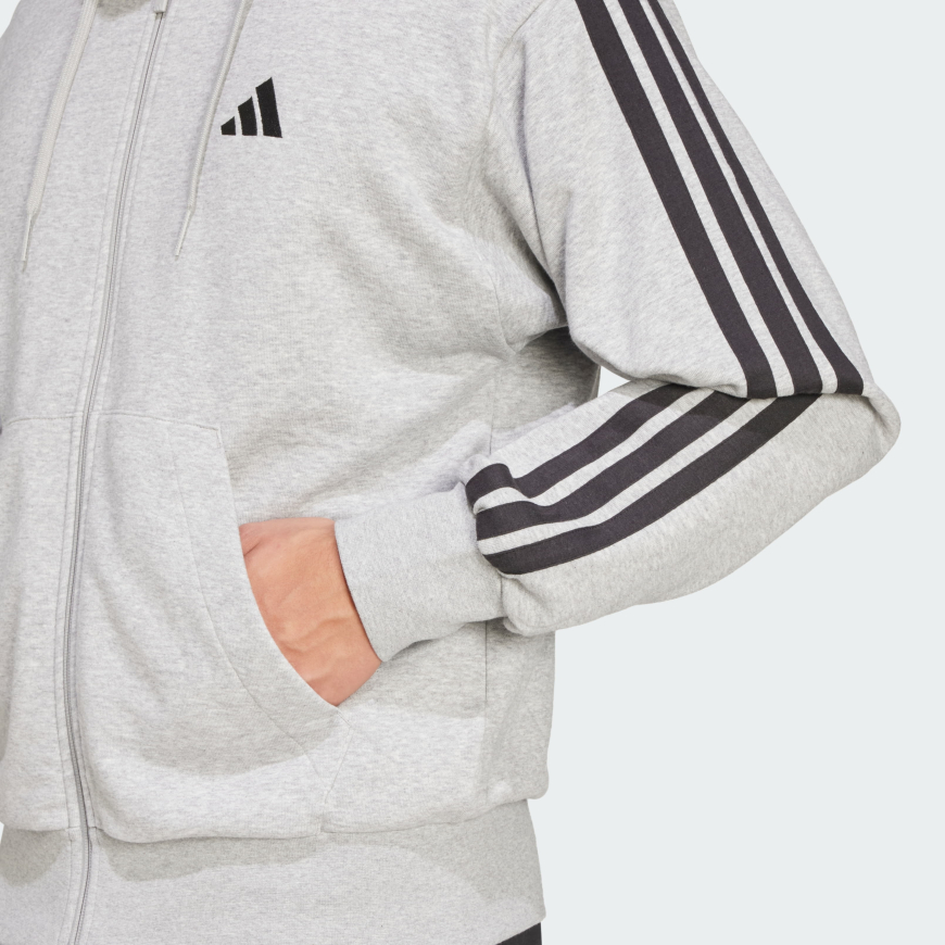 Джемпер чоловічий ADIDAS  Essentials 3-Stripes French Terry JE6338 - Зображення №3