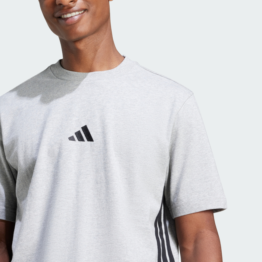 Футболка чоловіча ADIDAS Essentials 3-Stripes Single Jersey JE6396 - Зображення №4