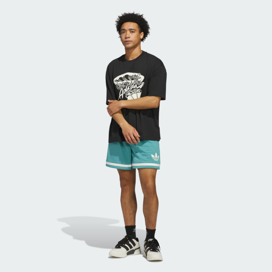 Футболка унісекс ADIDAS HOT SHOT GRAPHIC JY3650  - Зображення №4