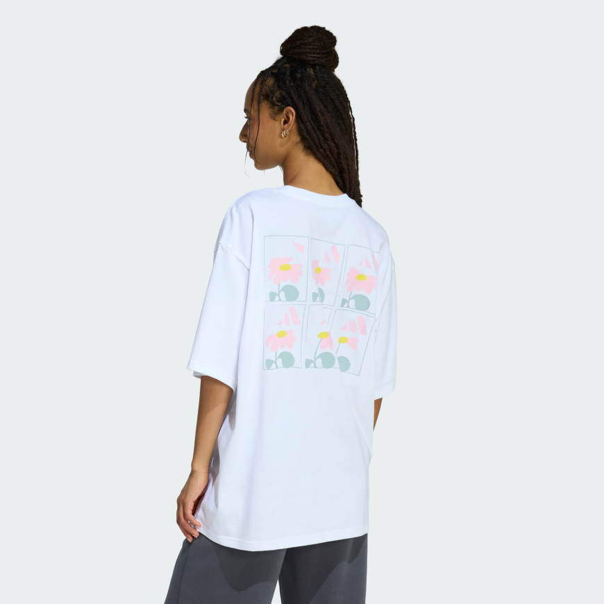 Футболка жіноча  ADIDAS   SOFT SIDE OVERSIZED GRAPHIC KA5091 - Зображення №2