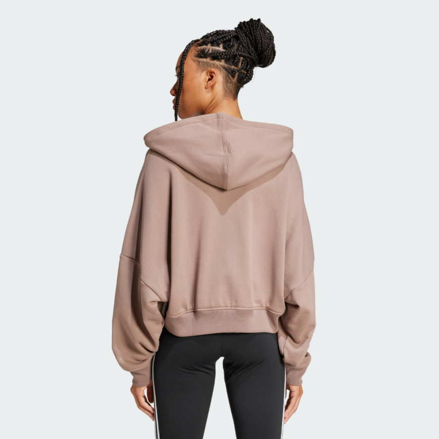 Худі жіноче ADIDAS ESSENTIALS SHORT FULL-ZIP FRENCH TERRY JN7846  - Зображення №2