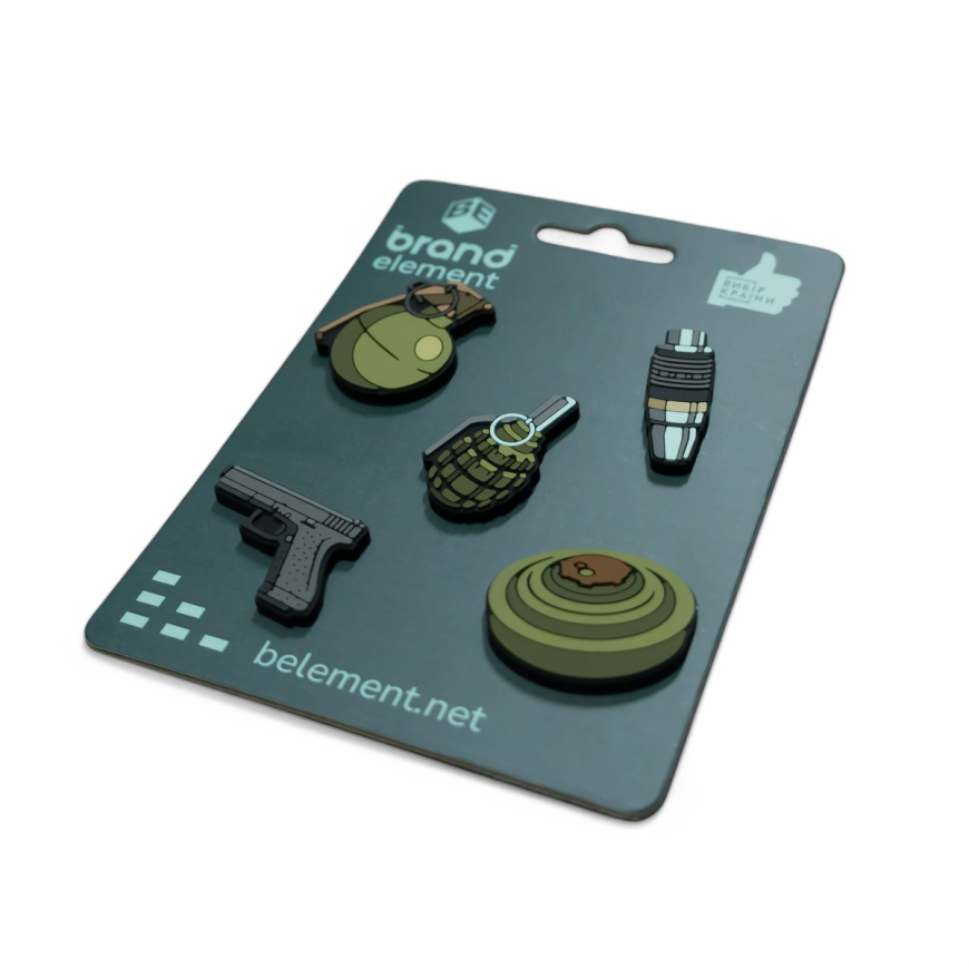 Джибітси Набір Military Mix Brand Element BE-449 - Зображення №2