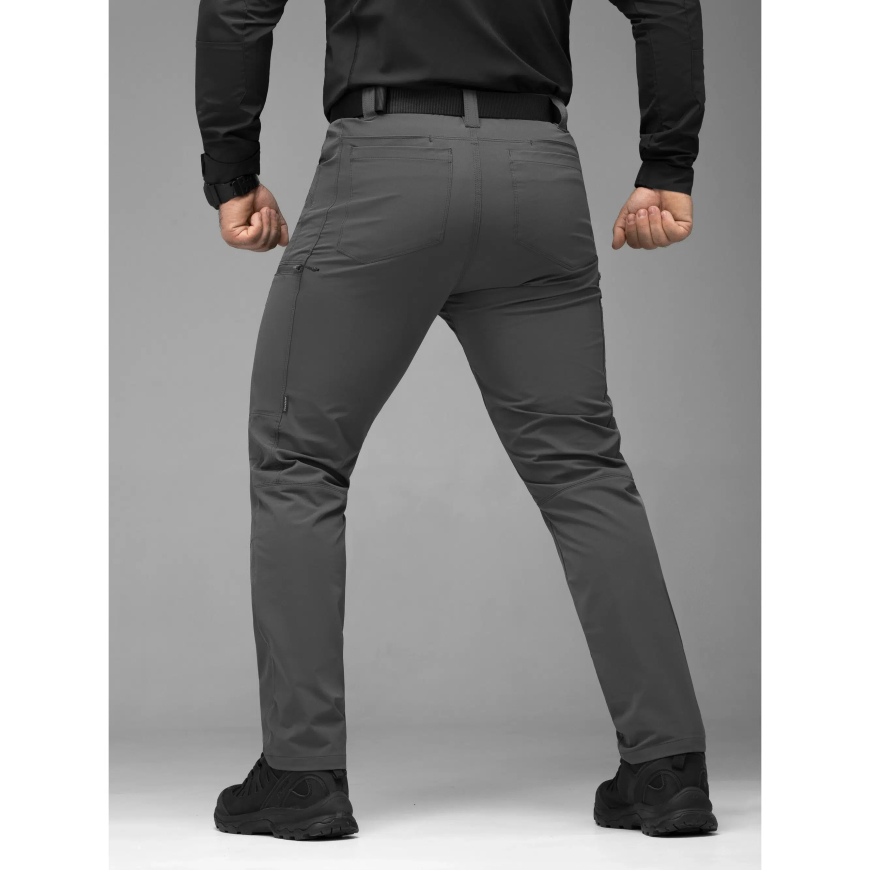 Брюки карго тактичні BEZET TactDry сірий 11958 - Зображення №9