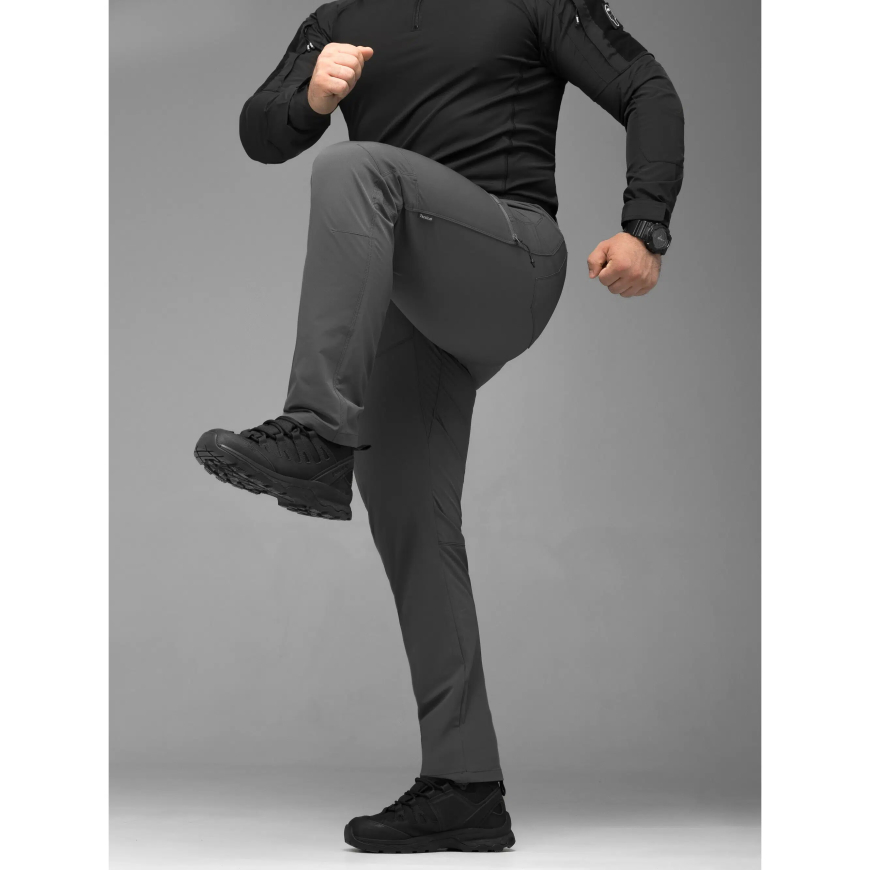 Брюки карго тактичні BEZET TactDry сірий 11958 - Зображення №5