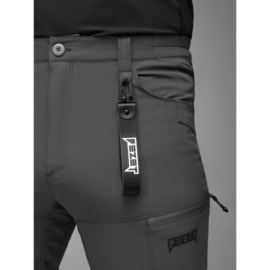 Брюки карго тактичні BEZET TactDry сірий 11958 - Зображення №4