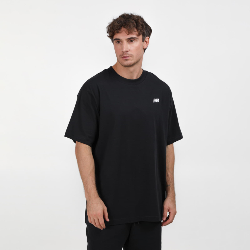 Футболка чоловіча New Balance Small Logo MT41509BK - Зображення №4