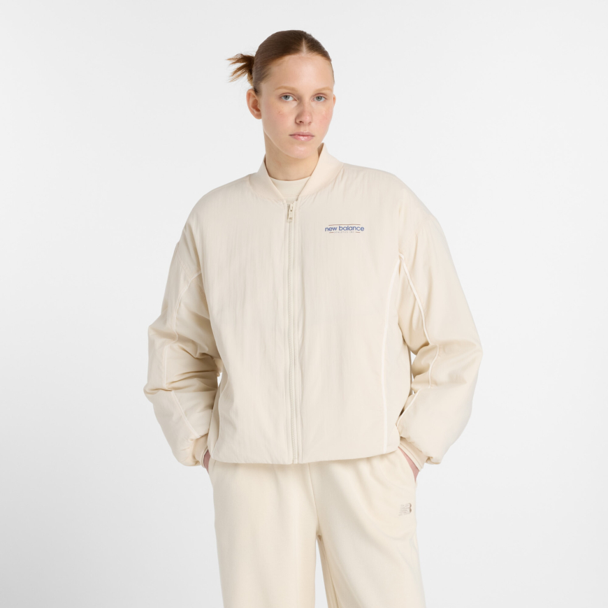 Бомбер жіночий NB Reimagined Woven WJ53500LIN - Зображення