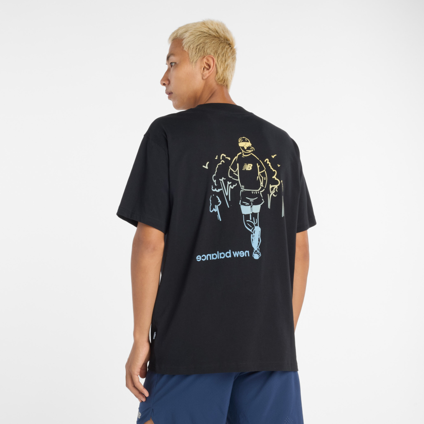 Футболка чоловіча NB Before and After MT53934BK - Зображення №2