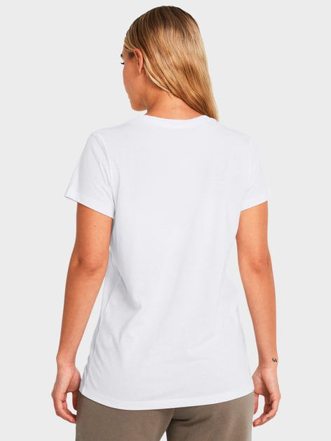 Футболка Under Armour Ua W Sportstyle Logo Ss 1356305-111 - Зображення №2