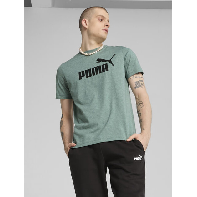Футболка чоловіча Puma Ess No. 1 Logo Heather Tee   68255130 - Зображення