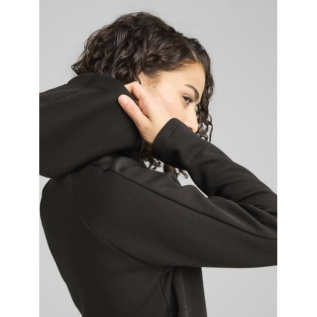 Толстовка жіноча Puma Evostripe Full-Zip Hoodie Dk  68505001 - Зображення №4