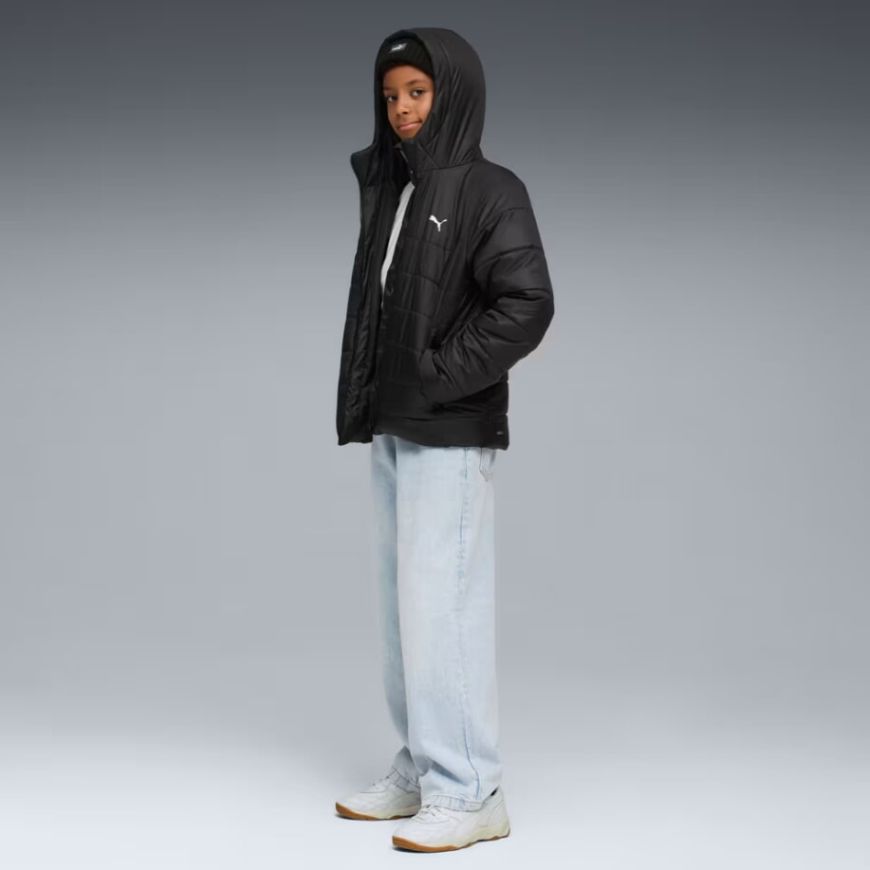 Куртка підліткова PUMA Essentials Hooded Padded Jacket Youth 68522601 - Зображення №3