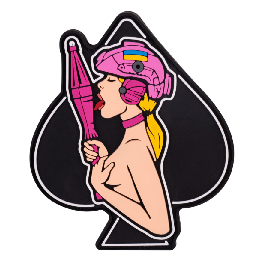 Шеврон Brand Element  Дівчина-піка ВЕ-036 - Зображення