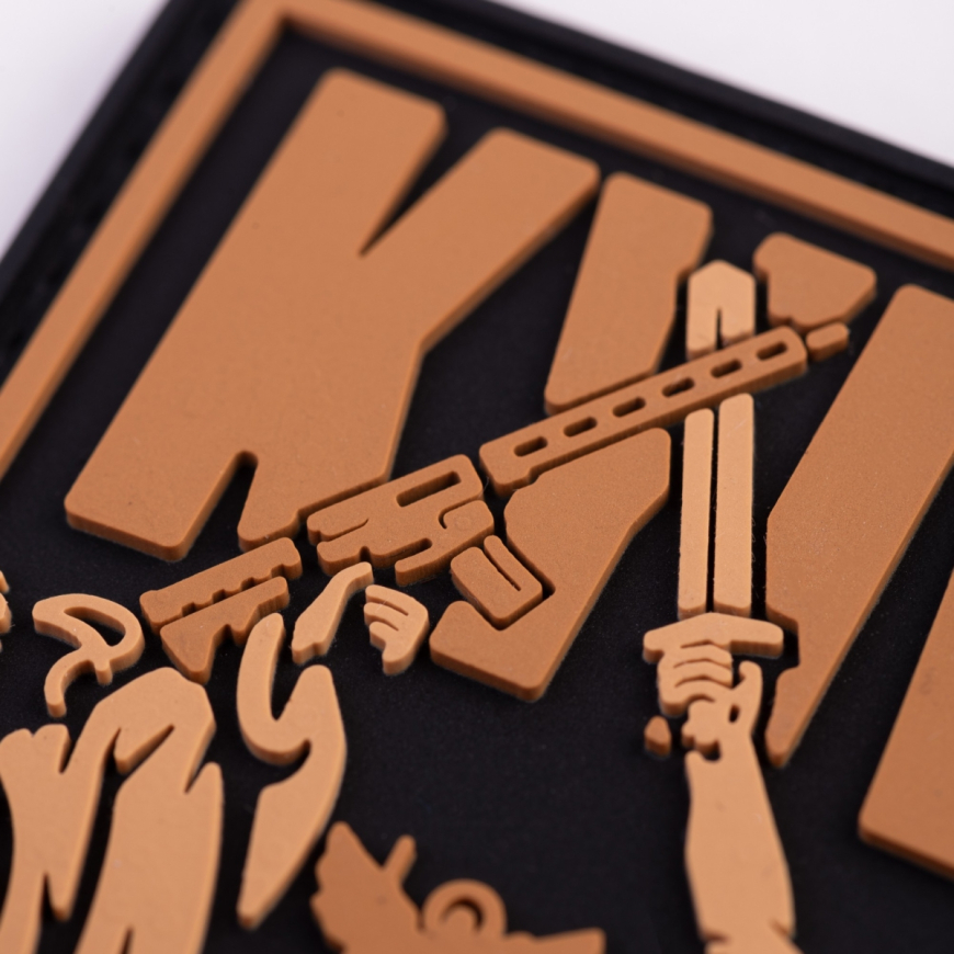 ПВХ патч (шеврон) Brand Element  "Київ-Вільний"  BE-022 - Зображення №3