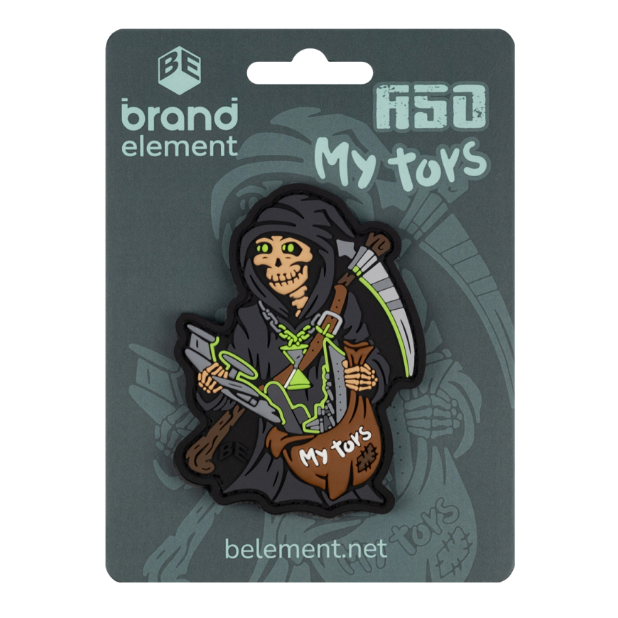 ПВХ Патч (шеврон) Brand Element "My Toys"  BE-090 - Зображення №3