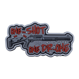 ПВХ Патч (шеврон) Brand Element «One Shot - One Drone»  BE-703-4