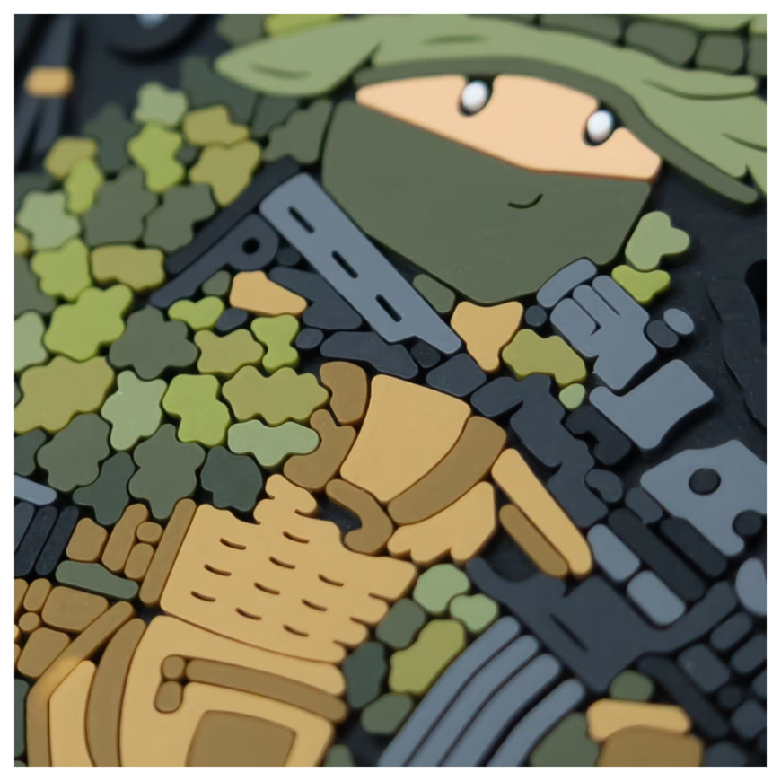 ПВХ патч (шеврон) Brand Element "Розвідник"  BE-339 - Зображення №3