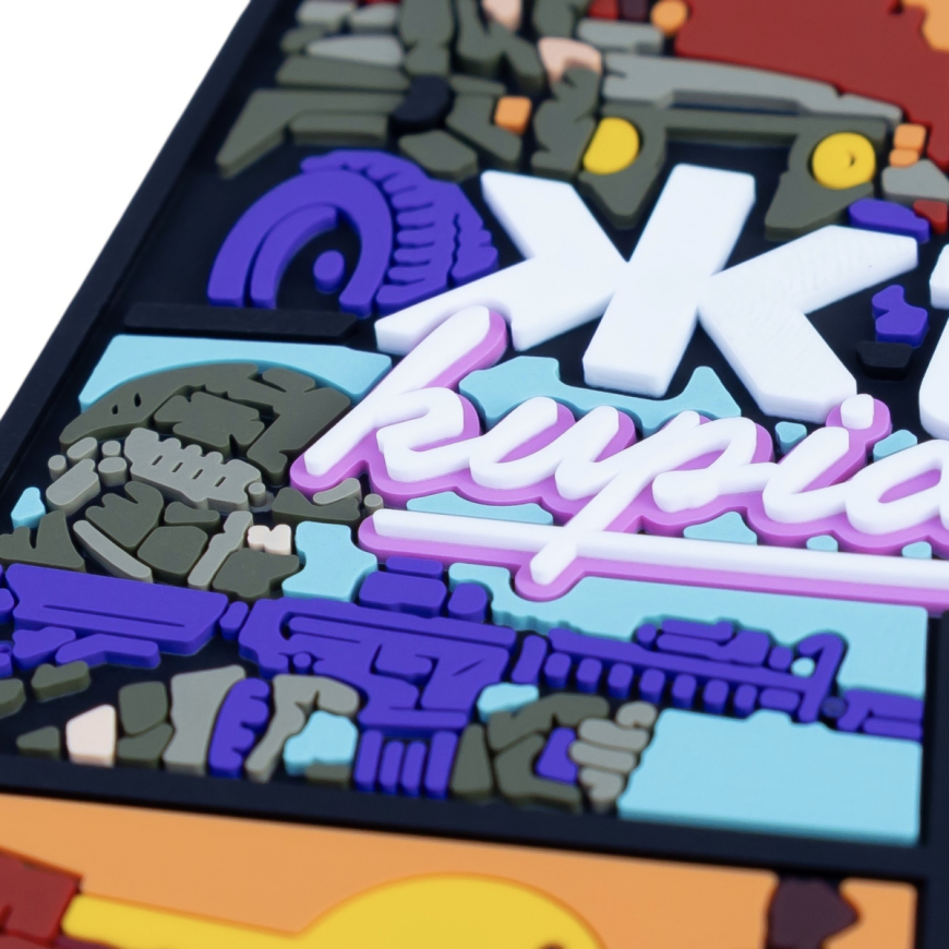 Шеврон ПВХ Патч (шеврон) “ЖТА Куп'янськ”Brand Element  BE-712 - Зображення №3