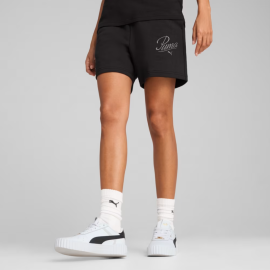 Шорти жіночі PUMA ESS SCRIPT 5" High-Waist Shorts Women 68498401