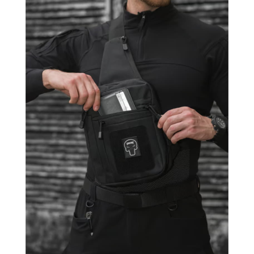 Месенджер BEZET Holster чорний 9556 - Зображення №2